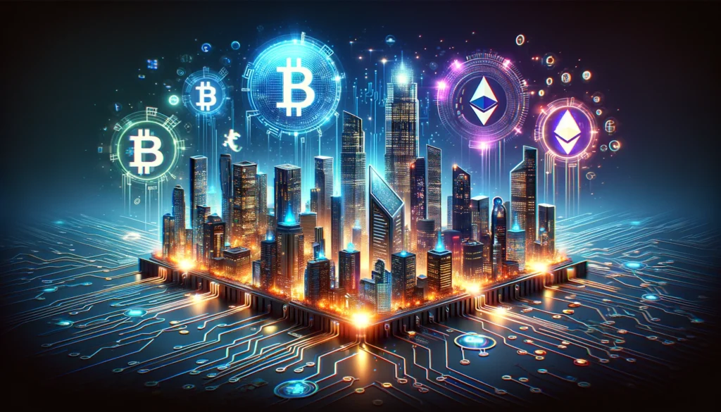 A Glimpse into the Future: The Intersection of Innovation and Finance in the Crypto and Blockchain Metropolis.