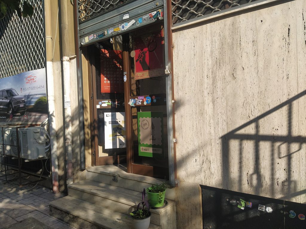 Open Labs Albania hackerspace entrance
